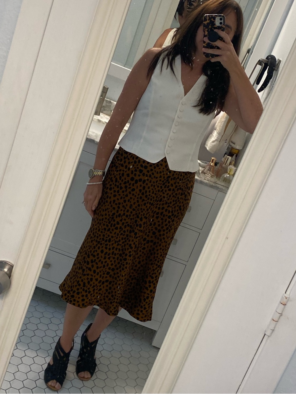 Reversible Midi Skirt - Picture 2 of 5
